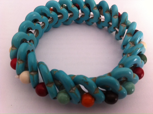 turquoise stretch armband